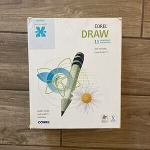 Corel DRAW 11 Upgrade Windows Macintosh Graphic Design Web Graphics Animation
